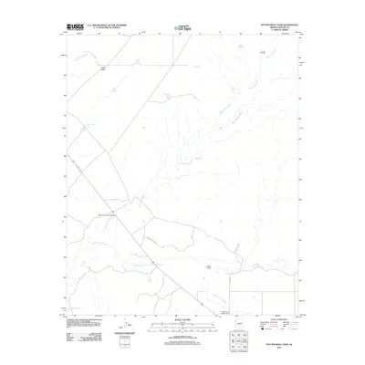 2011 Map of Potter Mesa Tank, 2011 Print