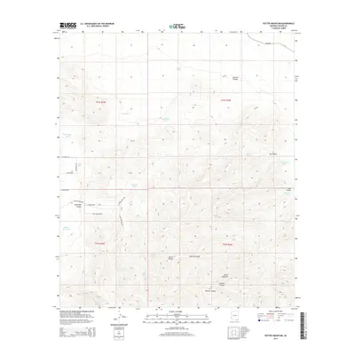 2014 Map of Potter Mountain, 2014 Print