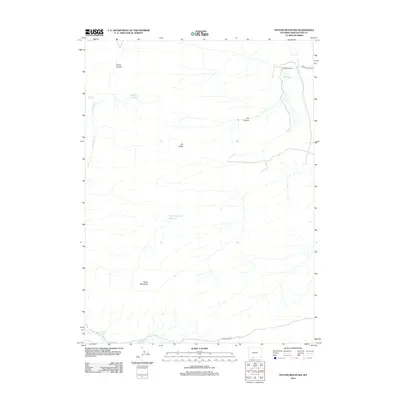 2012 Map of Potter Mountain, 2012 Print