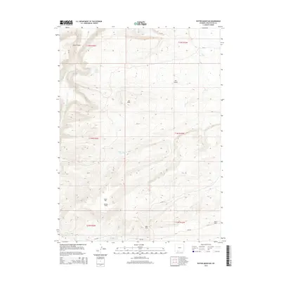2015 Map of Potter Mountain, 2015 Print