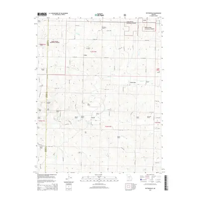 2015 Map of Pottersville, 2015 Print