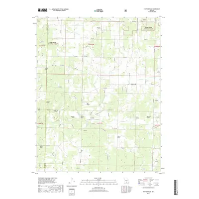 2017 Map of Pottersville, 2017 Print