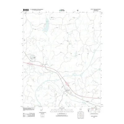2012 Map of Potts Camp, 2012 Print