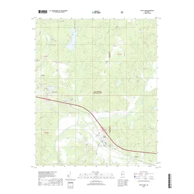 2018 Map of Potts Camp, 2018 Print