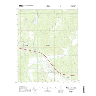 2021 Map of Potts Camp, 2021 Print