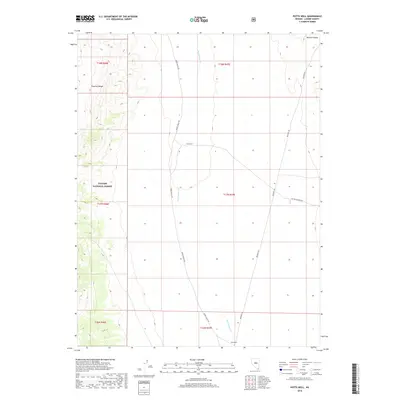 2018 Map of Potts Well, 2018 Print