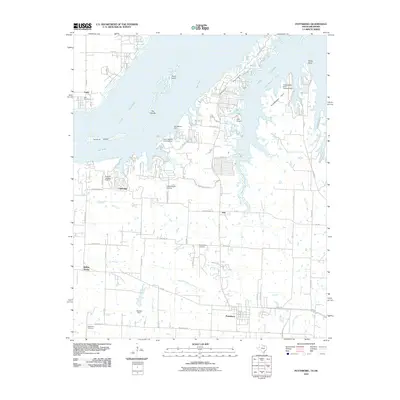 2010 Map of Pottsboro, 2010 Print