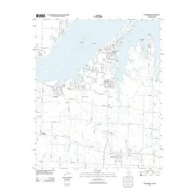 2013 Map of Pottsboro, 2013 Print
