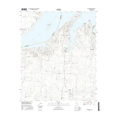 2016 Map of Pottsboro, 2016 Print
