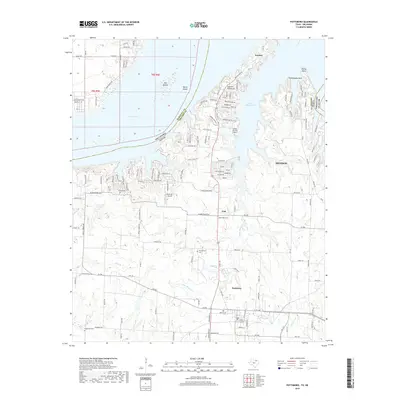 2019 Map of Pottsboro, 2019 Print
