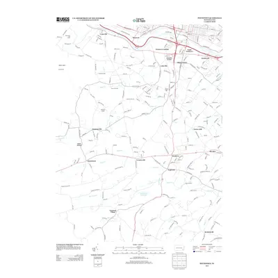 2013 Map of Pottstown, 2013 Print