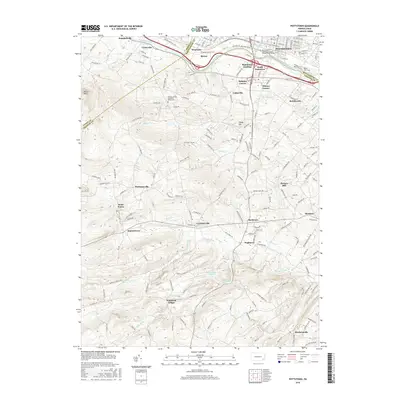 2016 Map of Pottstown, 2016 Print