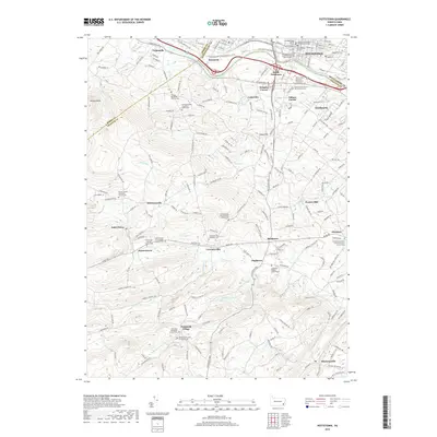 2019 Map of Pottstown, 2019 Print