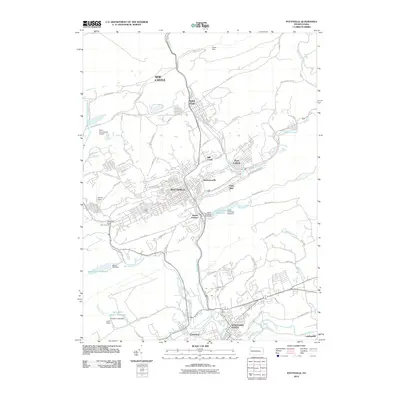 2010 Map of Pottsville, 2010 Print