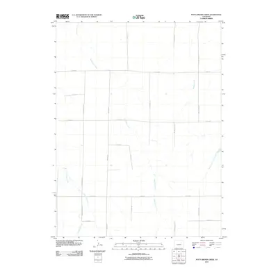 2010 Map of Potty Brown Creek, 2010 Print