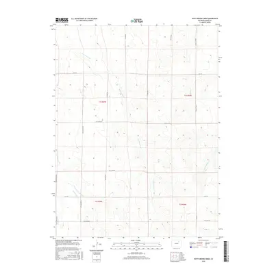 2016 Map of Potty Brown Creek, 2016 Print