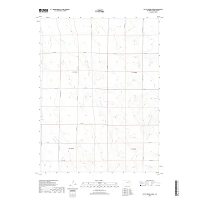 2019 Map of Potty Brown Creek, 2019 Print