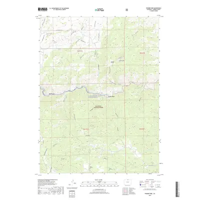 2019 Map of Poudre Park, 2019 Print