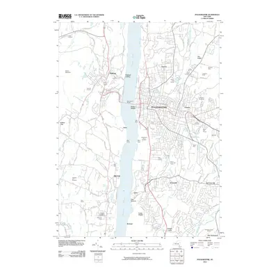 2010 Map of Poughkeepsie, 2010 Print