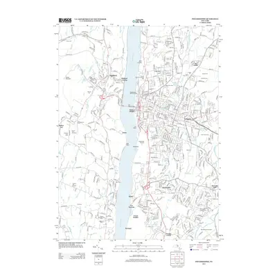 2013 Map of Poughkeepsie, 2013 Print