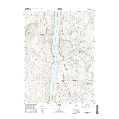 2016 Map of Poughkeepsie, 2016 Print