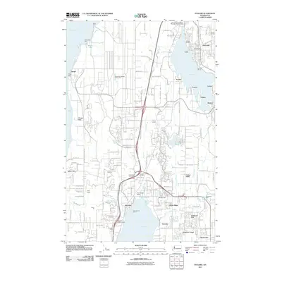2011 Map of Poulsbo, 2011 Print