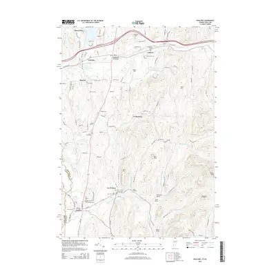 2015 Map of Poultney, 2015 Print