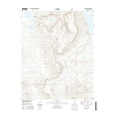 2013 Map of Pounds Mesa, 2013 Print