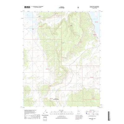 2020 Map of Pounds Mesa, 2020 Print