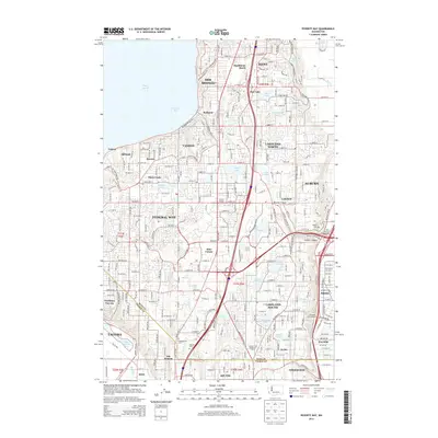 2014 Map of Poverty Bay, 2014 Print
