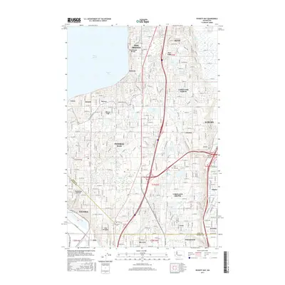 2017 Map of Poverty Bay, 2017 Print