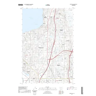 2020 Map of Poverty Bay, 2020 Print