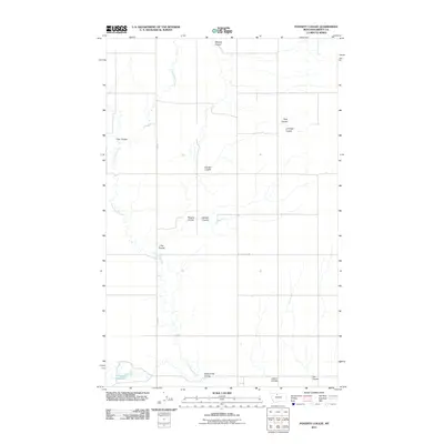 2011 Map of Poverty Coulee, 2011 Print