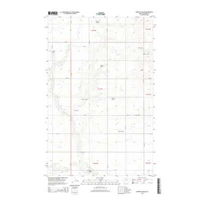 2014 Map of Poverty Coulee, 2014 Print