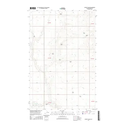 2017 Map of Poverty Coulee, 2017 Print