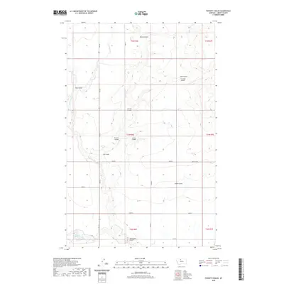2020 Map of Poverty Coulee, 2020 Print