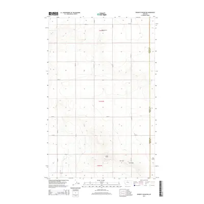 2014 Map of Poverty Coulee NE, 2014 Print
