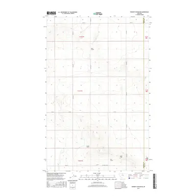 2017 Map of Poverty Coulee NE, 2017 Print