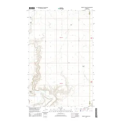 2017 Map of Poverty Coulee SE, 2017 Print