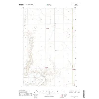 2020 Map of Poverty Coulee SE, 2020 Print