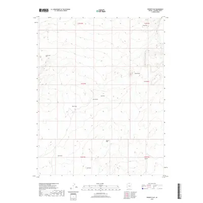 2018 Map of Poverty Flat, 2018 Print