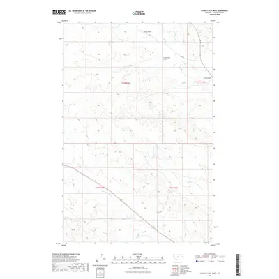 2020 Map of Poverty Flat West, 2020 Print