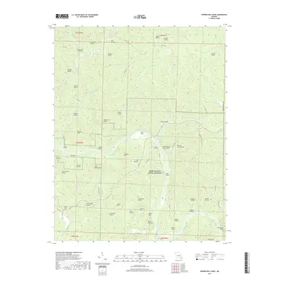 2017 Map of Powder Mill Ferry, 2017 Print