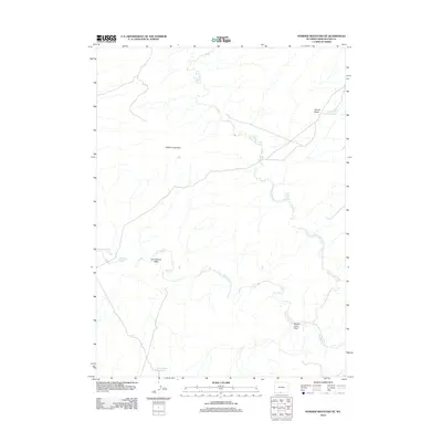 2012 Map of Powder Mountain NE, 2012 Print