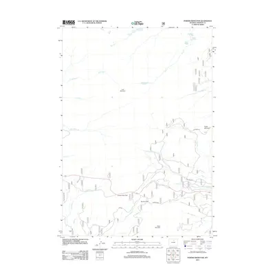 2012 Map of Powder River Pass, 2012 Print