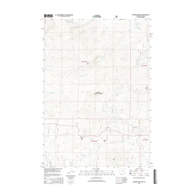 2015 Map of Powder River Pass, 2015 Print