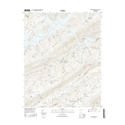 2016 Map of Powder Springs, 2016 Print