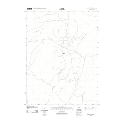 2010 Map of Powder Wash, 2010 Print