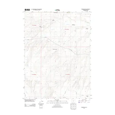 2013 Map of Powder Wash, 2013 Print