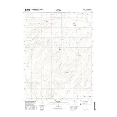 2016 Map of Powder Wash, 2016 Print